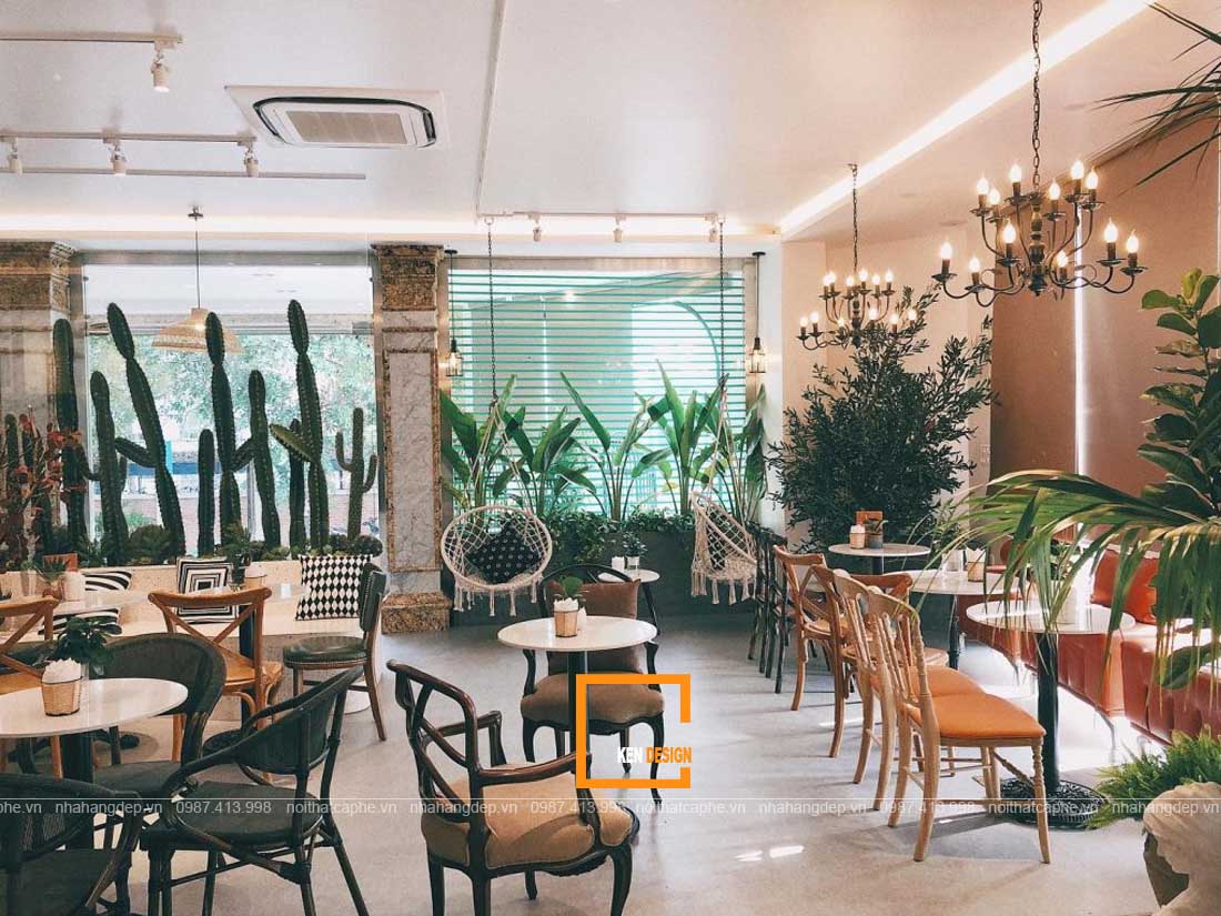 thiết kế quán cafe 